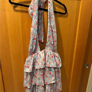 Hello Molly Light Blue Floral Dress